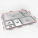 12x Gastronorm Gn Pan Lid Full Size 1 Stainless Steel Tray