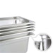 12x Gastronorm Gn Pan Full Size 1 15cm Deep Stainless Steel