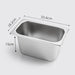 12x Gastronorm Gn Pan Full Size 1 3 15cm Deep Stainless