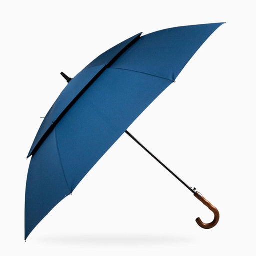 135cm Double Layer Wooden Handle Umbrella