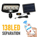 138 168 Led Outdoor Solar Wall Lamp Rotatable Waterproof