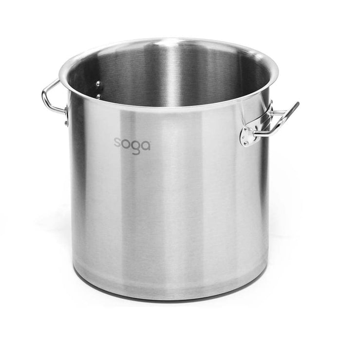 14l Wide Stock Pot And 50l Tall Top Grade Thick Stainless