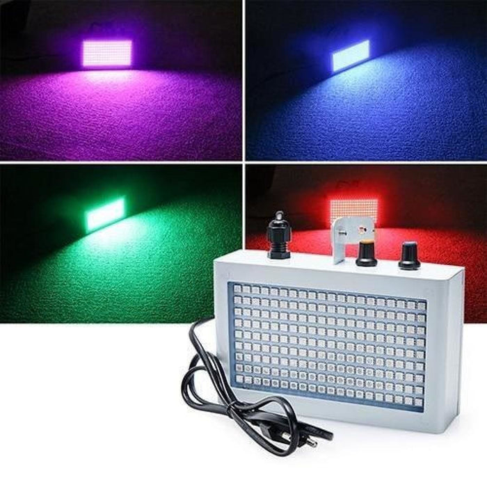 180 Led Strobe Flash Light Sound Control Activated Speed