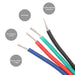 1m 5m 10m Extension Wire Cable 2pin 3pin 4pin 5pin Led