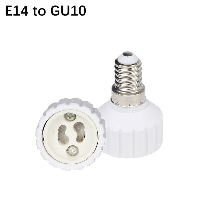 1pcs E14 To B22 E12 Gu10 Lamp Base Holder Screw Light Bulb