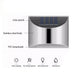 Vibe Geeks 2 Packs Solar Powered Outdoor Wall Lamp Garden