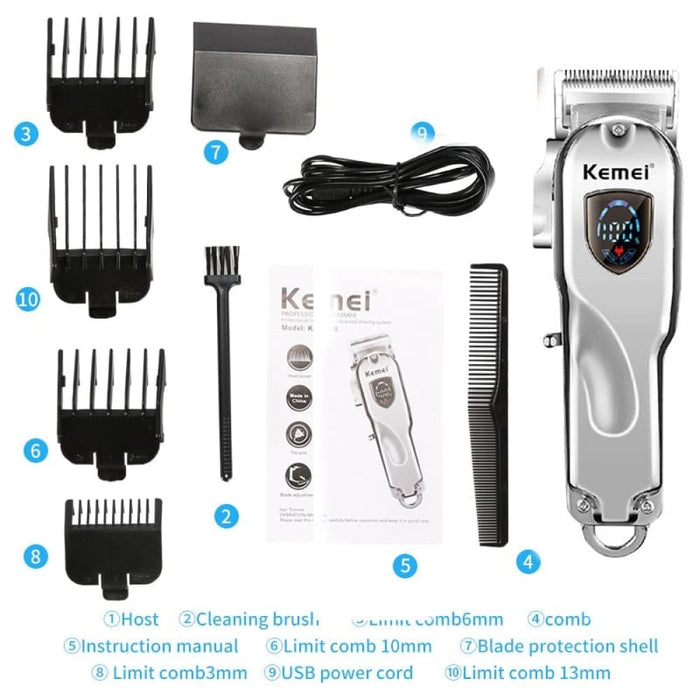 2010 All-metal Barber Professional Hair Clipper Usb