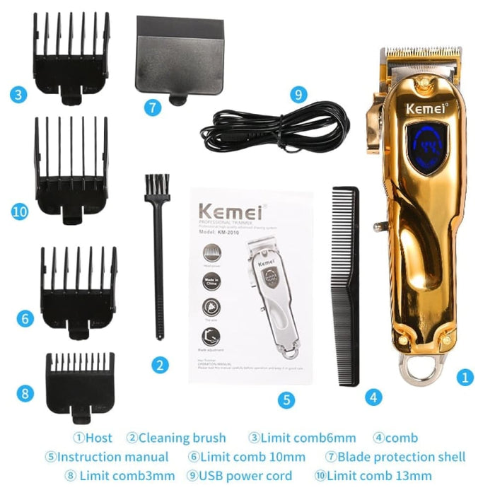 2010 All-metal Barber Professional Hair Clipper Usb