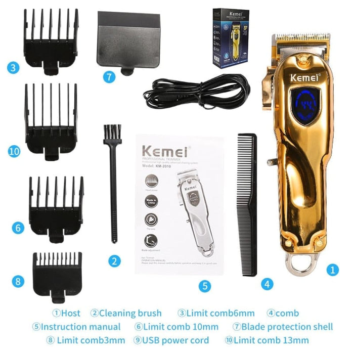 2010 All-metal Barber Professional Hair Clipper Usb