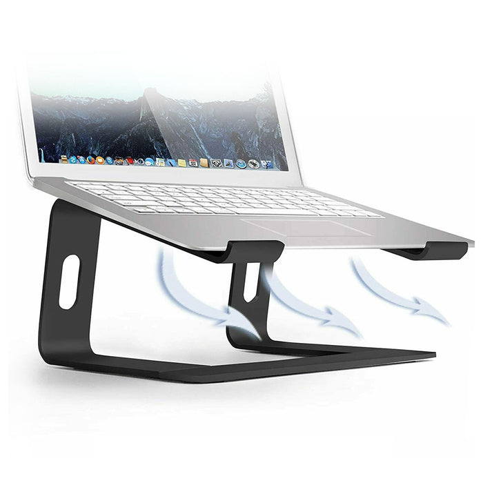 Vibe Geeks Portable Aluminium Laptop Stand Tray Cooling Riser Holder For 10-17" in MacBook