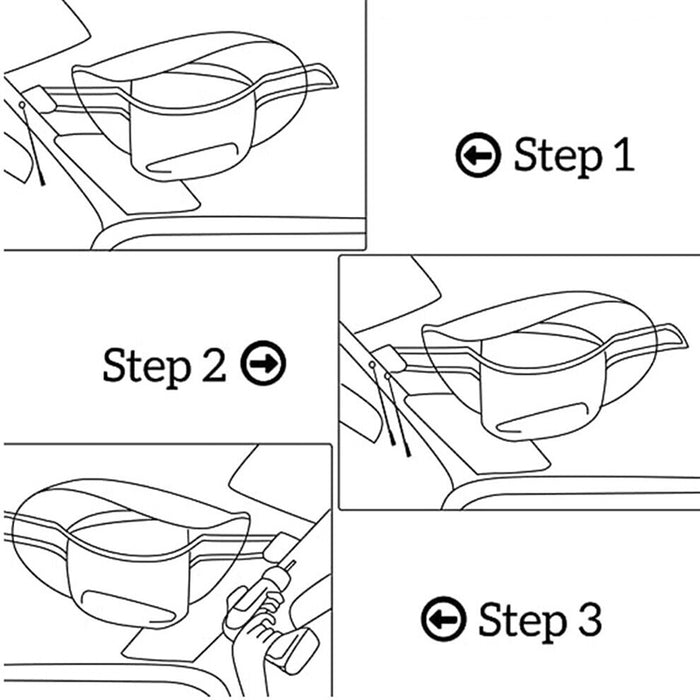 Car Mounted Multifunctional Cowboy Hat Holder Storage Rack