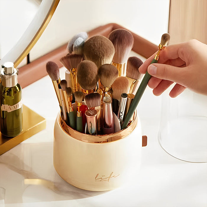 Vibe Geeks 360° Rotating Makeup Organizer Cosmetic Storage Box