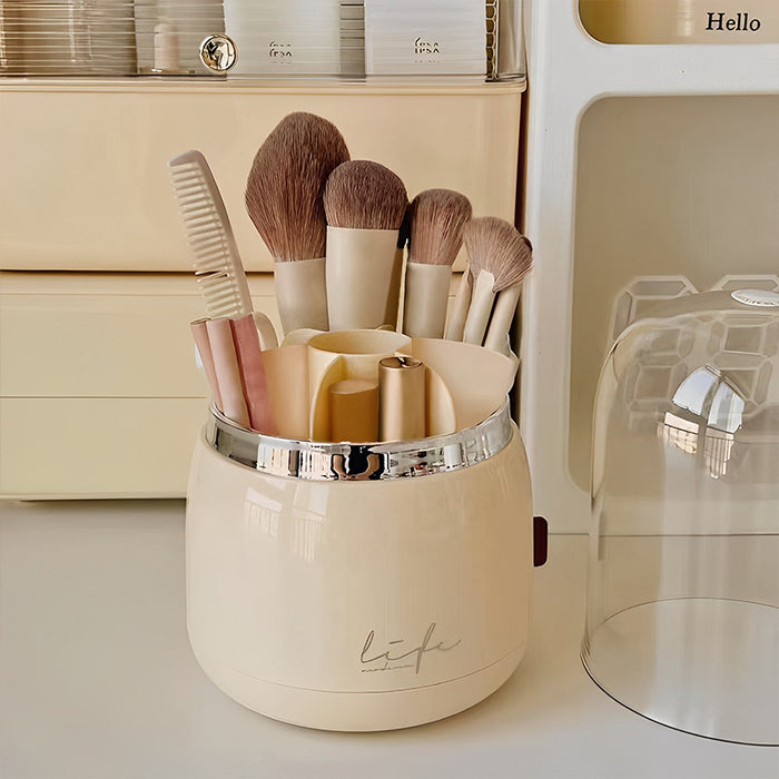 Vibe Geeks 360° Rotating Makeup Organizer Cosmetic Storage Box