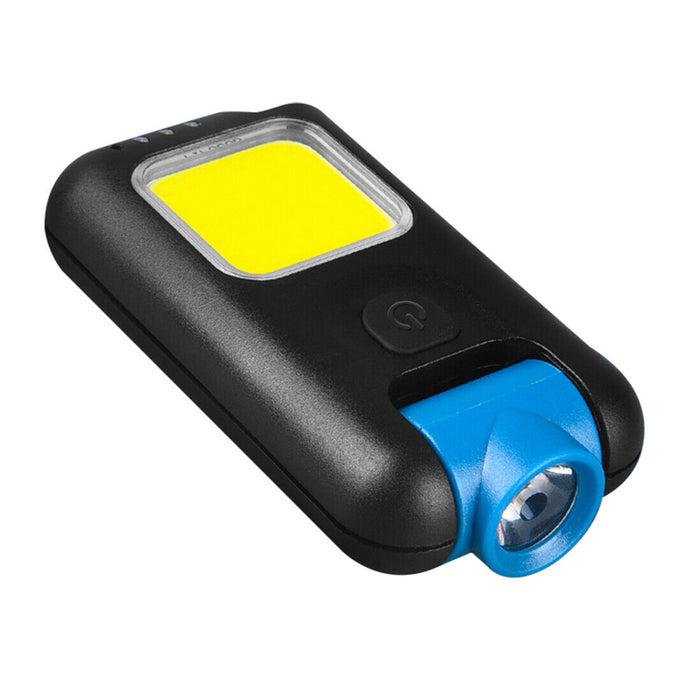 Mini Led Flashlight Keychain Cob Work Light- Usb