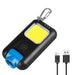 Mini Led Flashlight Keychain Cob Work Light- Usb