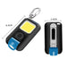 Mini Led Flashlight Keychain Cob Work Light- Usb