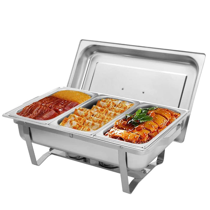 9l 304 Insulated Food Warmer Bain Marie Buffet Chafing Dish