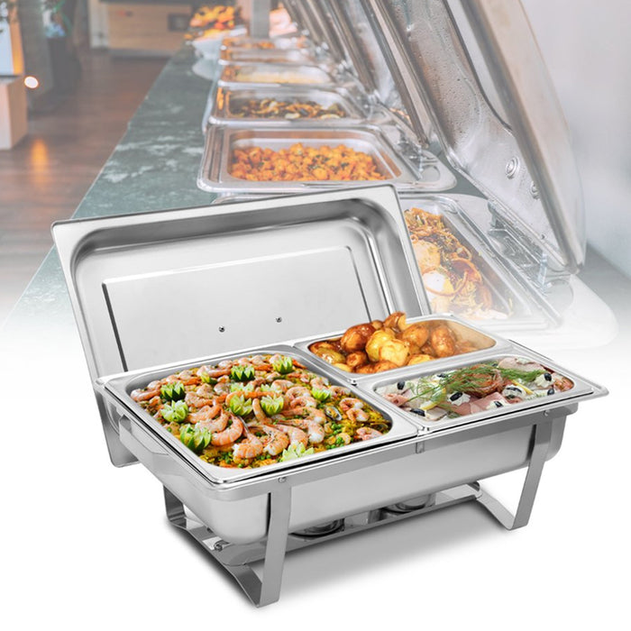 9l 304 Insulated Food Warmer Bain Marie Buffet Chafing Dish