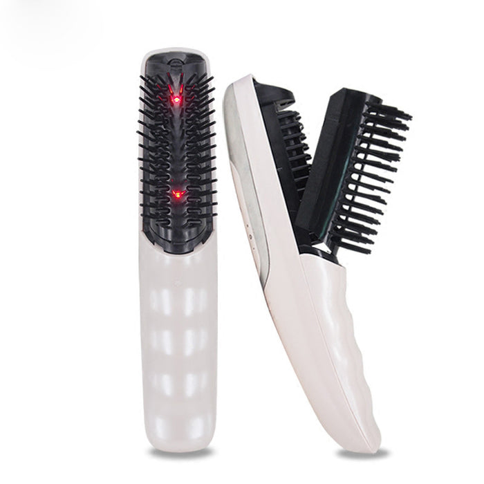 Vibe Geeks Laser Hair Growth Treatment Infrared Comb Massager Battery Powered