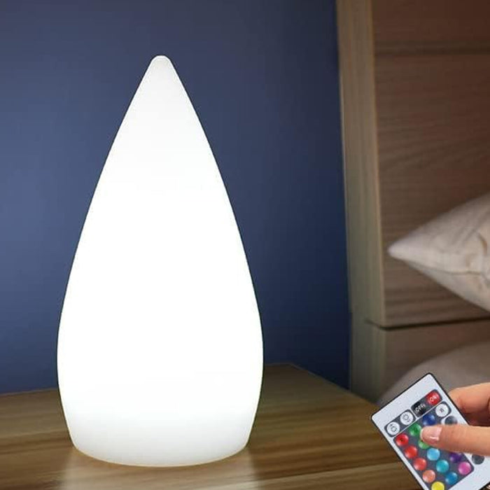 Vibe Geeks Oasis Water Drop Modern Led Colored Table Lamp