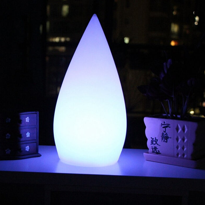 Vibe Geeks Oasis Water Drop Modern Led Colored Table Lamp