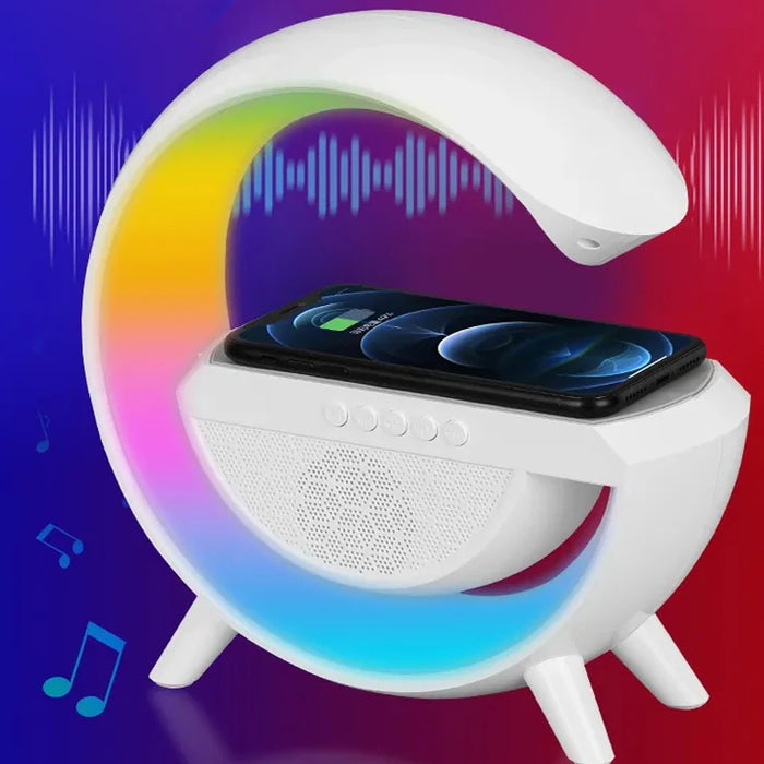 Vibe Geeks Atmosphere Light Wireless Speaker And Charger