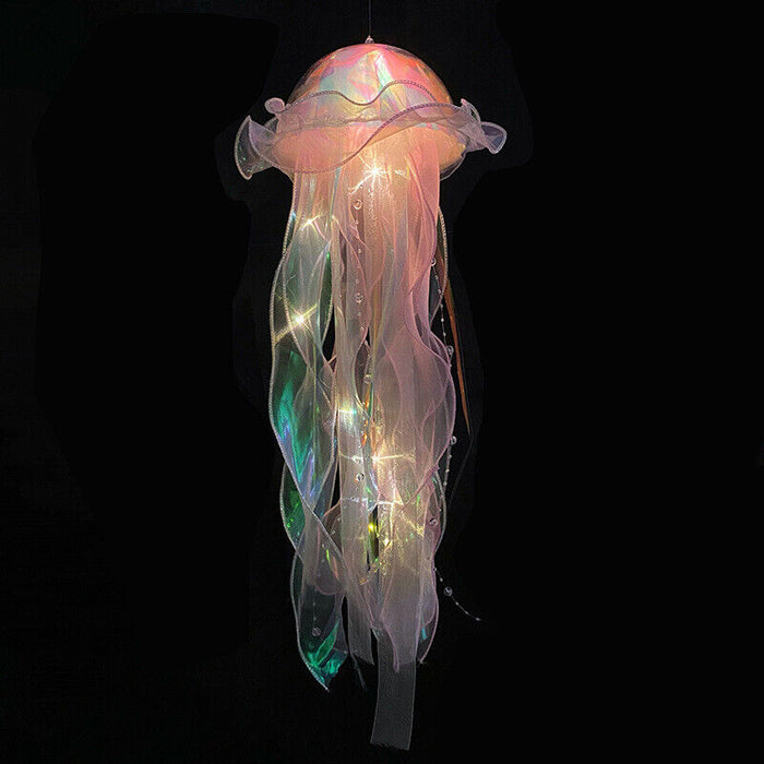 Vibe Geeks Hanging Jellyfish Led Decorative Lamp Diy Party