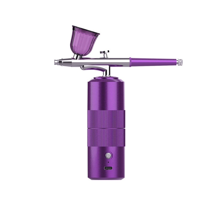 Vibe Geeks Mini Air Compressor Kit Air Brush Paint Air Spray- USB Rechargeable