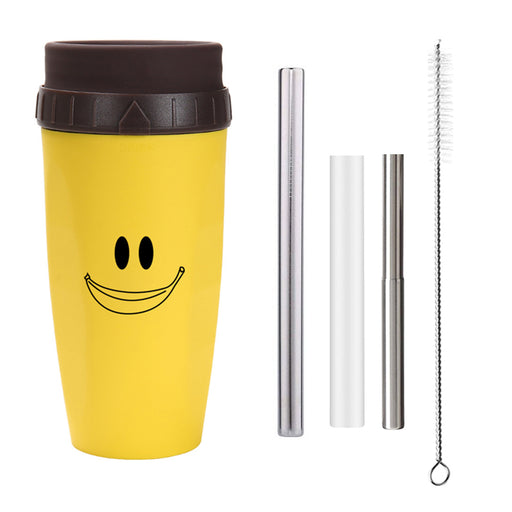 Vibe Geeks Double Walled Coverless Insulated Straw Cup