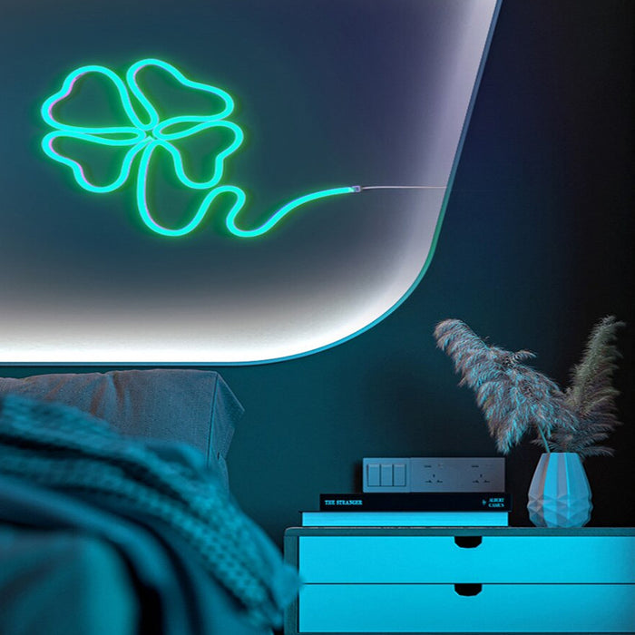 Vibe Geeks Remote And App Controlled Rgb Led Neon Symphony