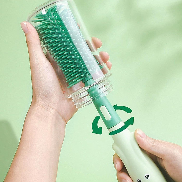 Vibe Geeks 3 In 1 Silicone Bottle And Teat Cleaning Brush