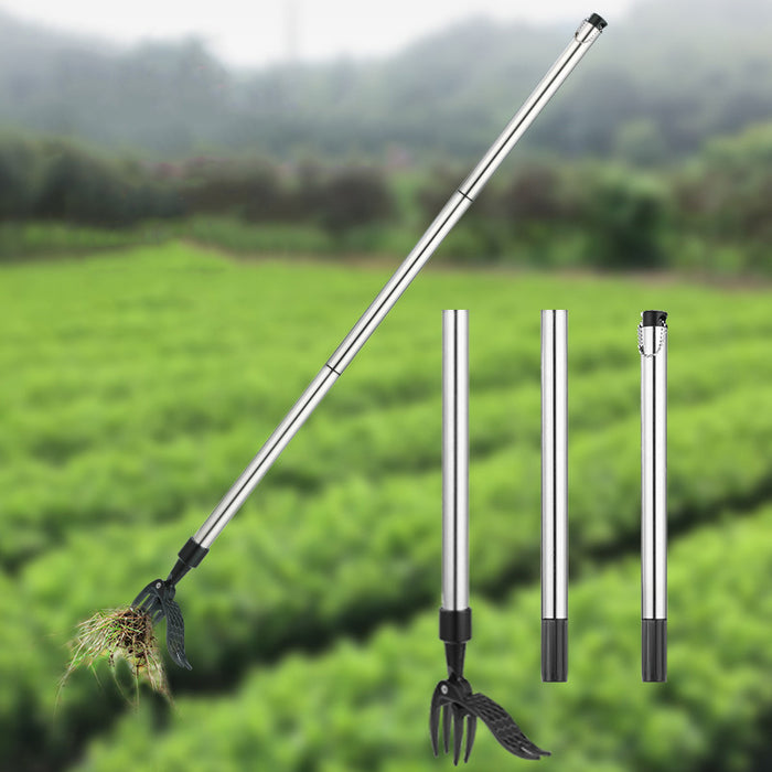 Vibe Geeks Iron Weed Pulling Tool Portable Outdoor Root