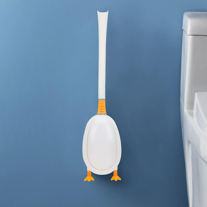 Vibe Geeks Wall Mounted Diving Duck Style Toilet Cleaning