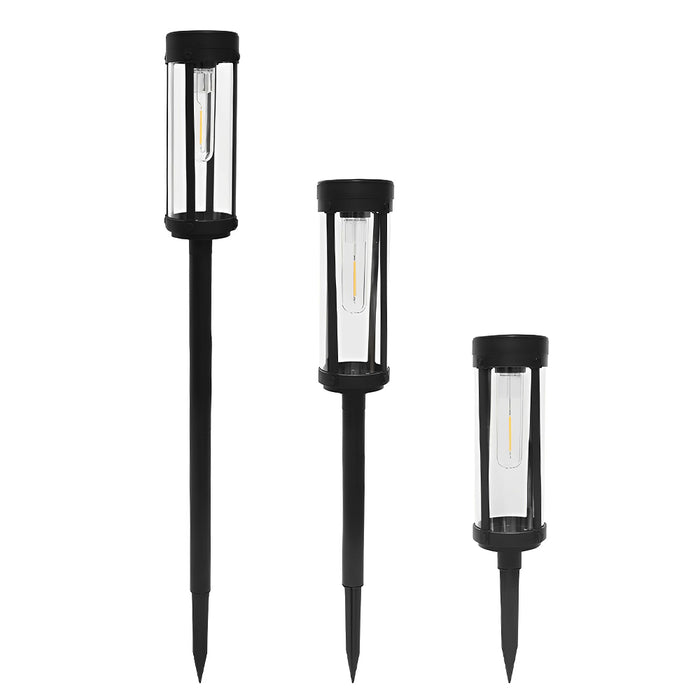 Vibe Geeks 4 Pack Solar Powered Outdoor Garden Decorative Lights