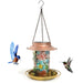 Vibe Geeks Solar Powered Hanging Bird Feeder And Garden