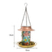 Vibe Geeks Solar Powered Hanging Bird Feeder And Garden