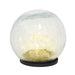 Vibe Geeks Outdoor Cracked Glass Garden Solar Ball Light