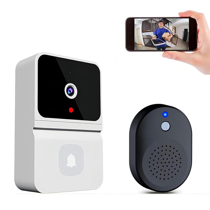 Vibe Geeks Wireless Video Support Doorbell With Night