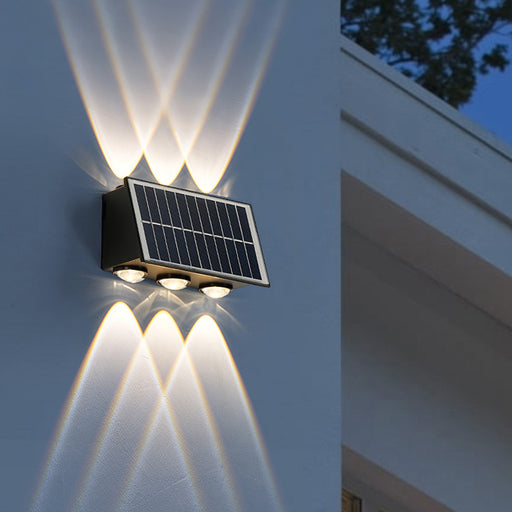 Vibe Geeks Waterproof Outdoor Solar Wall Sconce Light