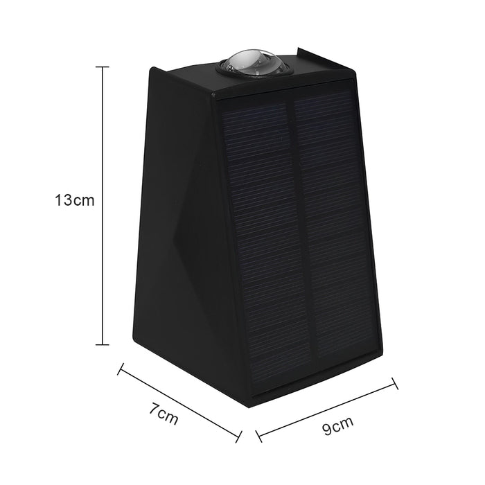 Vibe Geeks 2 Pack Solar Wall Lights Up And Down Fence