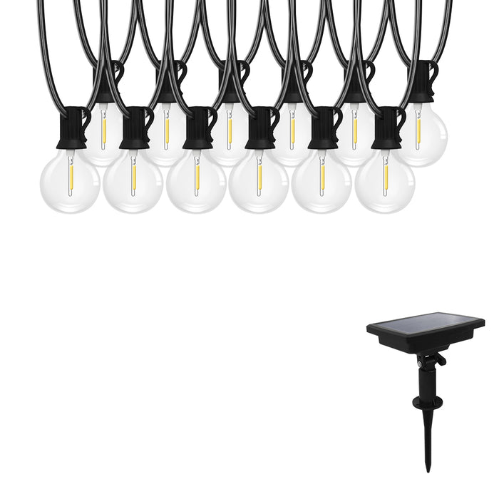 Vibe Geeks 12-bulb Solar Patio String Lights | Multiple