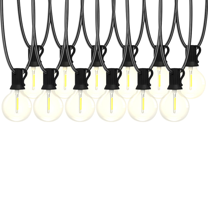 Vibe Geeks 12-bulb Solar Patio String Lights | Multiple