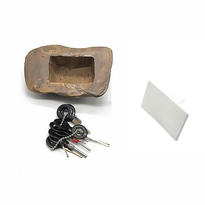 Vibe Geeks Concealed Stone Key Keeper Spare Fake Rock