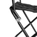 Vibe Geeks Aluminum Portable Folding Camp Chair-black