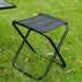 Vibe Geeks 2 Pack Aluminum Alloy Camping Folding Stool