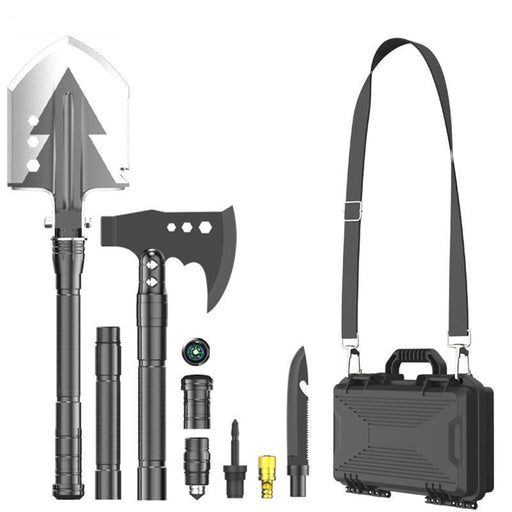 Vibe Geeks Multifunctional Shovel Tactical Outdoor Survival