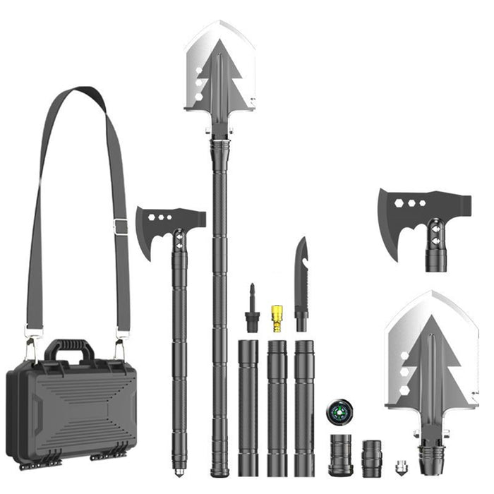 Vibe Geeks Multifunctional Shovel Tactical Outdoor Survival