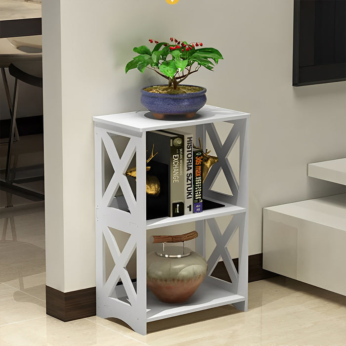 Vibe Geeks 2 Tier End Bedside Table