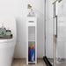 Vibe Geeks Waterproof Bathroom Storage Corner Floor Cabinet