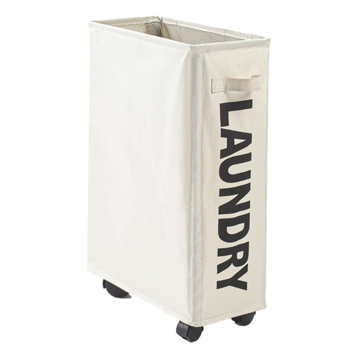 Vibe Geeks Foldable Laundry Basket With Wheels